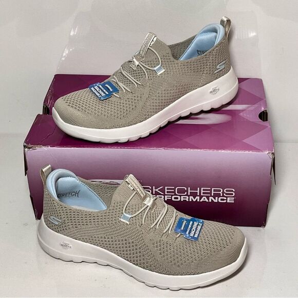 Skechers Alia GOWalk Joy Washable Vegan Bungee Sneakers - Picture 4 of 6